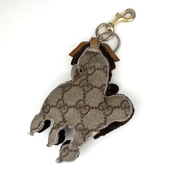 Authentic GUCCI GG Supreme Gucholi Poodle key ring PVC [Used] - Picture 2 of 12